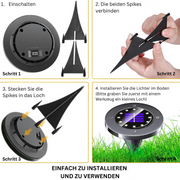 Solix™ – Solar-Gartenleuchte (4er-Set)