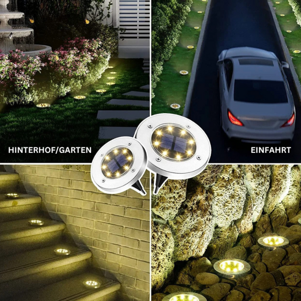 Solix™ – Solar-Gartenleuchte (4er-Set)