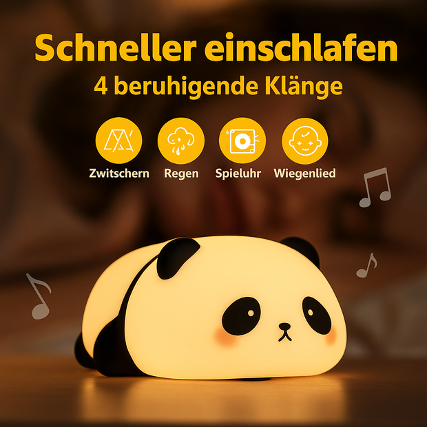 Glowpanda™ | Niedliche LED-Nachtlampe in Pandabär-Form