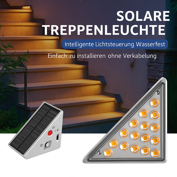 Trisol™ | Minimalistische Solartraplamp