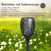 Flamora™ | Tanzende Solarflammen-Außenlampe