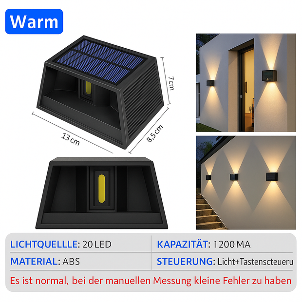 Veloura™ | Solarbetriebene Designlampe