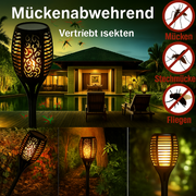 Flamora™ | Tanzende Solarflammen-Außenlampe