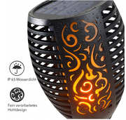 Flamora™ | Tanzende Solarflammen-Außenlampe
