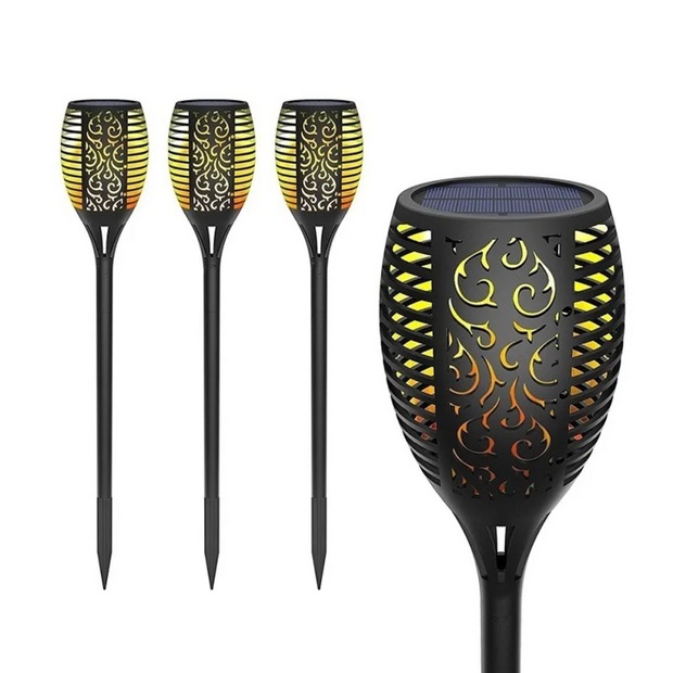 Flamora™ | Tanzende Solarflammen-Außenlampe